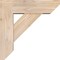 Ekena Millwork Traditional Slat Smooth Bracket w/ Offset Brace, Douglas Fir, 5 1/2"W x 16"D x 16"H BKT0604X16X16TRA06SDF - alternate 4